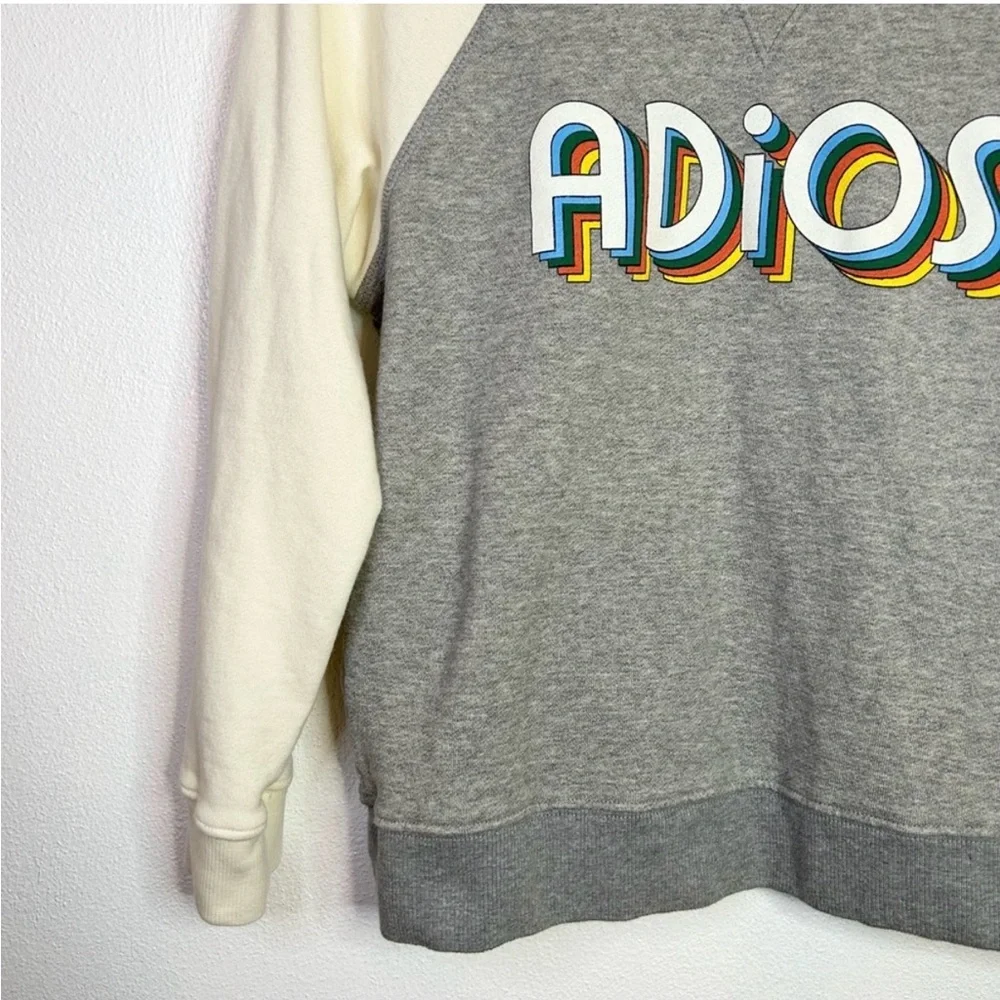 Mother The Square Adios Raglan Sweatshirt XS - Picture 5 of 7